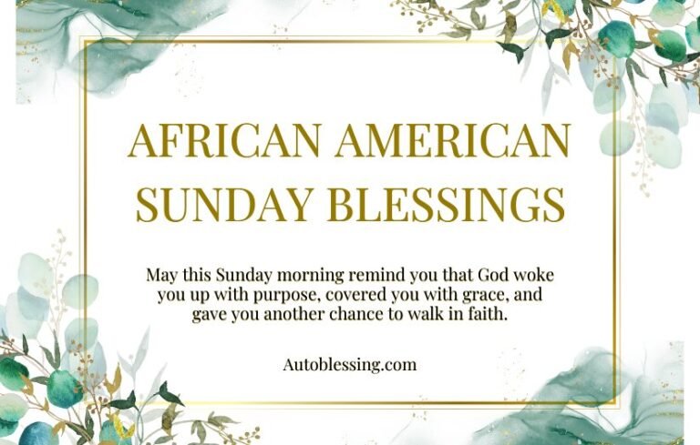 African American Sunday Blessings