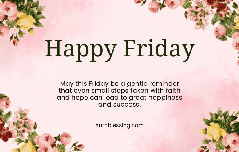 Friday Blessings and Prayers