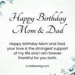 Birthday Wishes for Mom and Dad